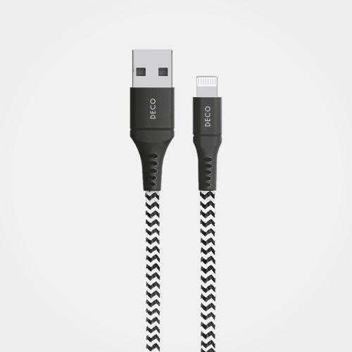 Cabo Em Nylon Usb-a Para Lightning 25cm