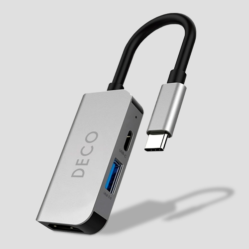 Hub 3 Em 1 Para Notebook - Usb-c