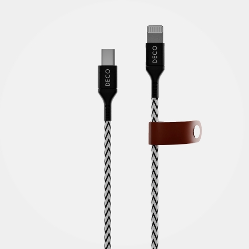 Cabo Em Nylon Tipo Usb C P/ Lightning 1.5 M