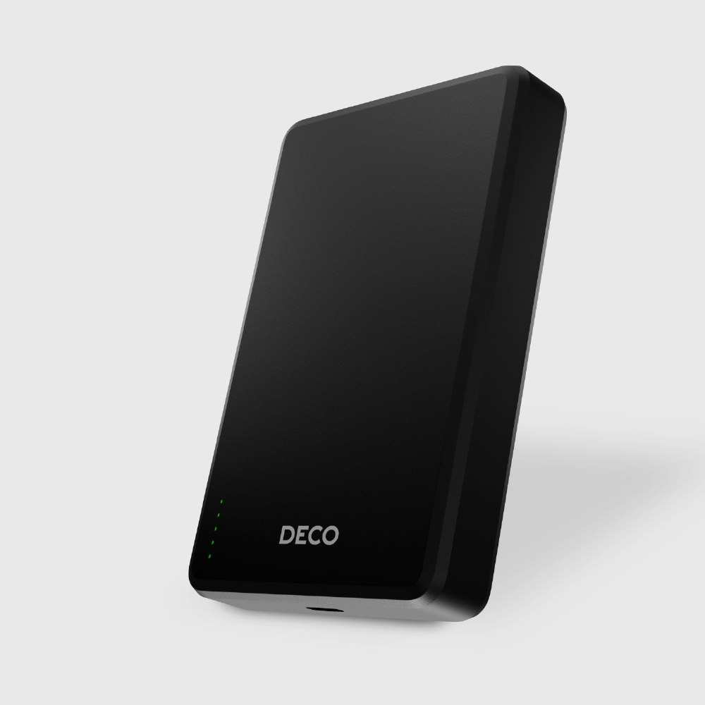 Decobank: Carregador Portátil Com Fio - 10.000 Mah.
