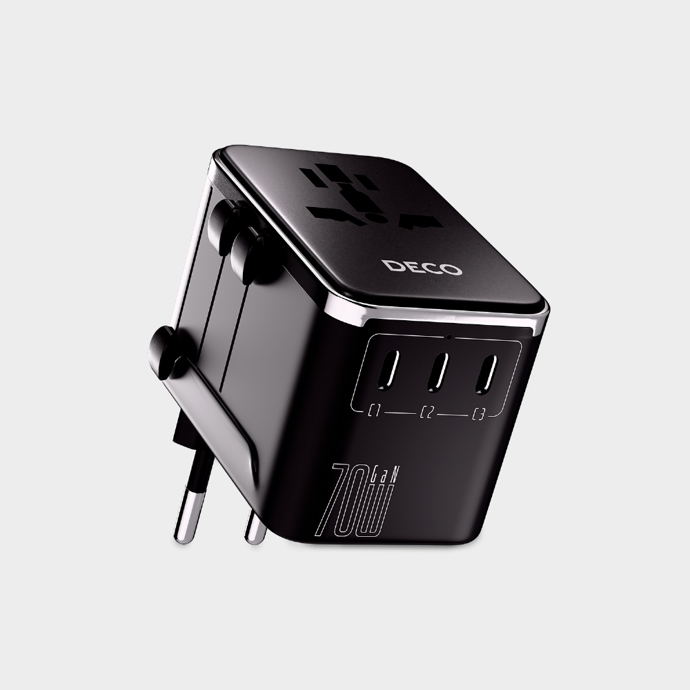 Carregador Universal 70w Gan Para Viagens