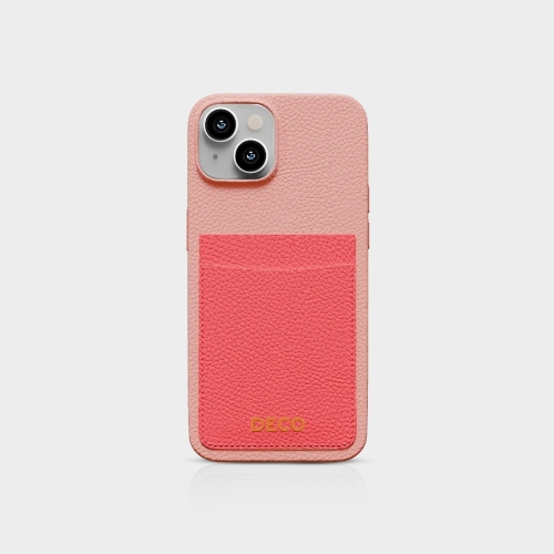 Capa De Corino Com Porta Cartões Iphone 13 / 14