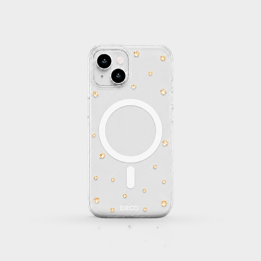 Capa Magsafe Com Pontos De Cristais - Iphone 15