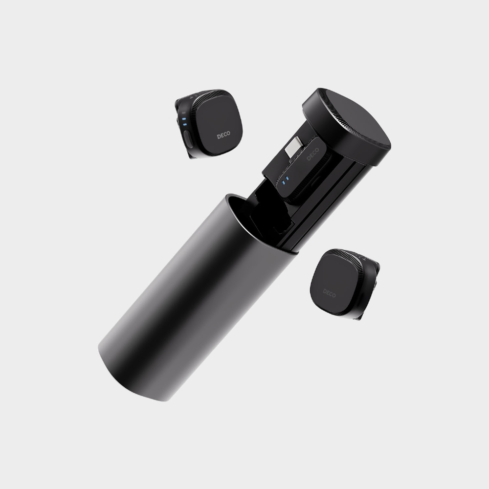 Microfone De Lapela Com 2 Peças - Linha Pro