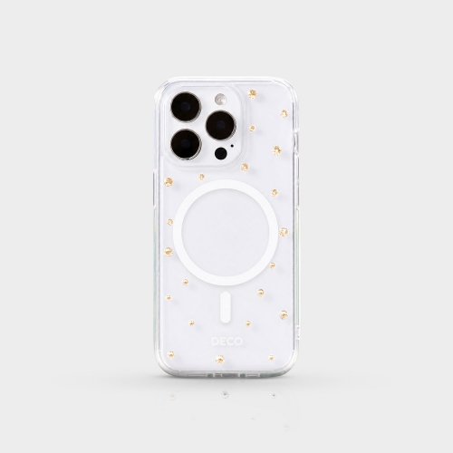 Capa Magsafe Com Pontos De Cristais - Iphone 15 Pro Max