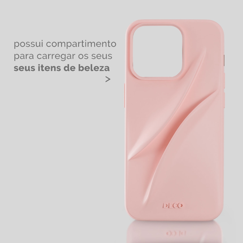 Capa Beauty Clip + Lip Oil Océane - iPhone 13/14
