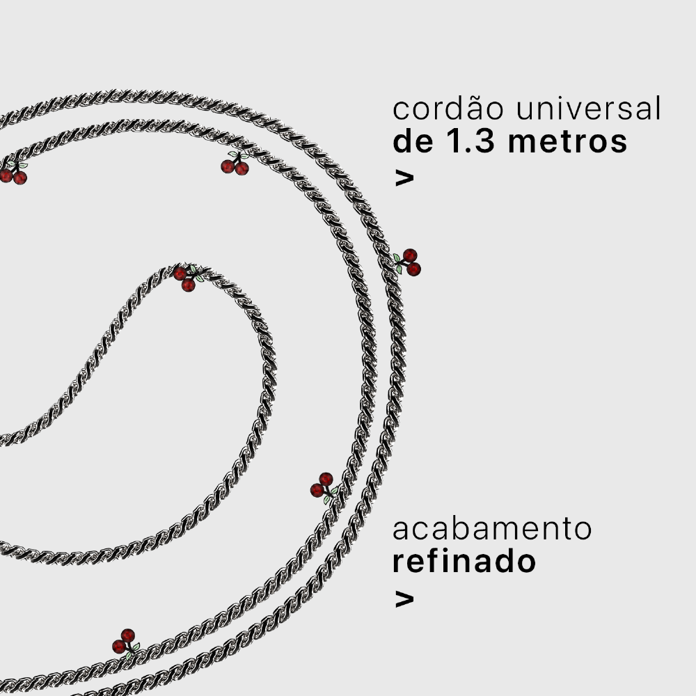 Cordão Universal Cherry 1.3m