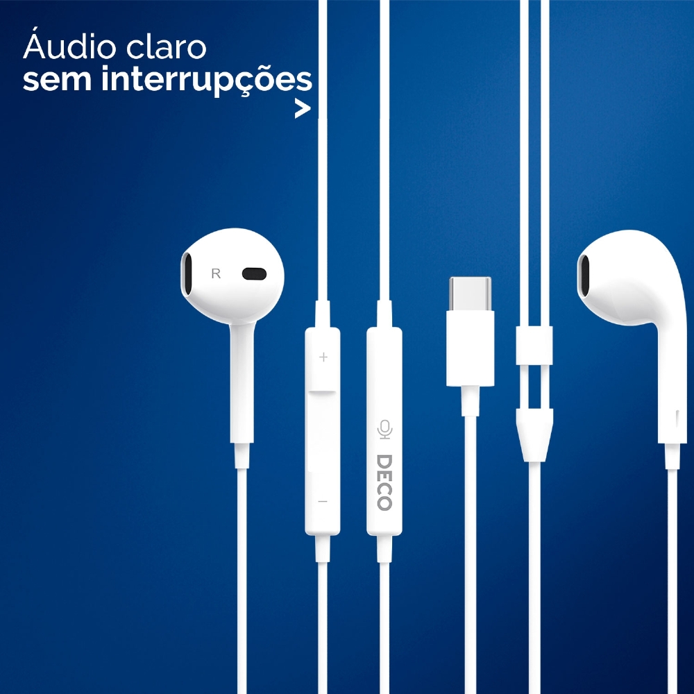Fone De Ouvido Usb C