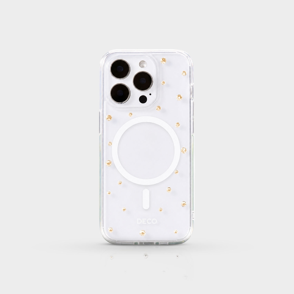 Capa Magnética Pontos De Cristais - Iphone 16 Pro Max