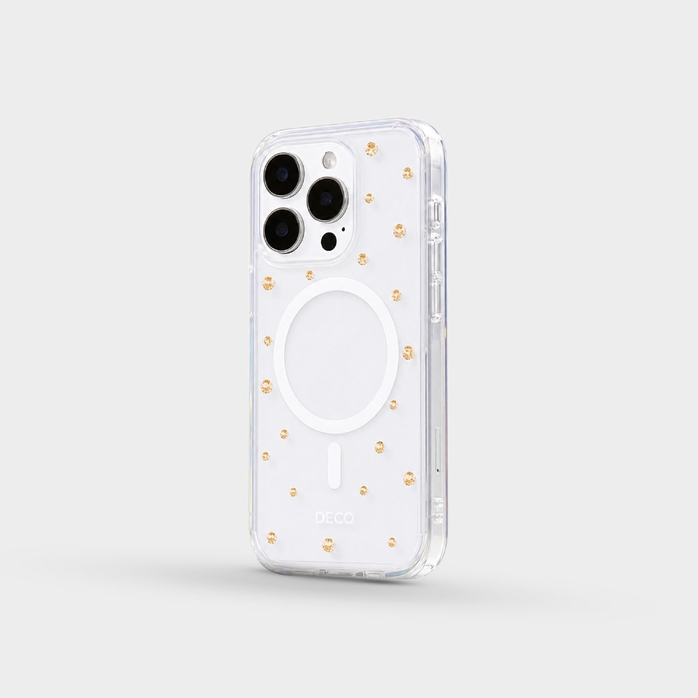 Capa Magnética Pontos De Cristais - Iphone 16 Pro Max