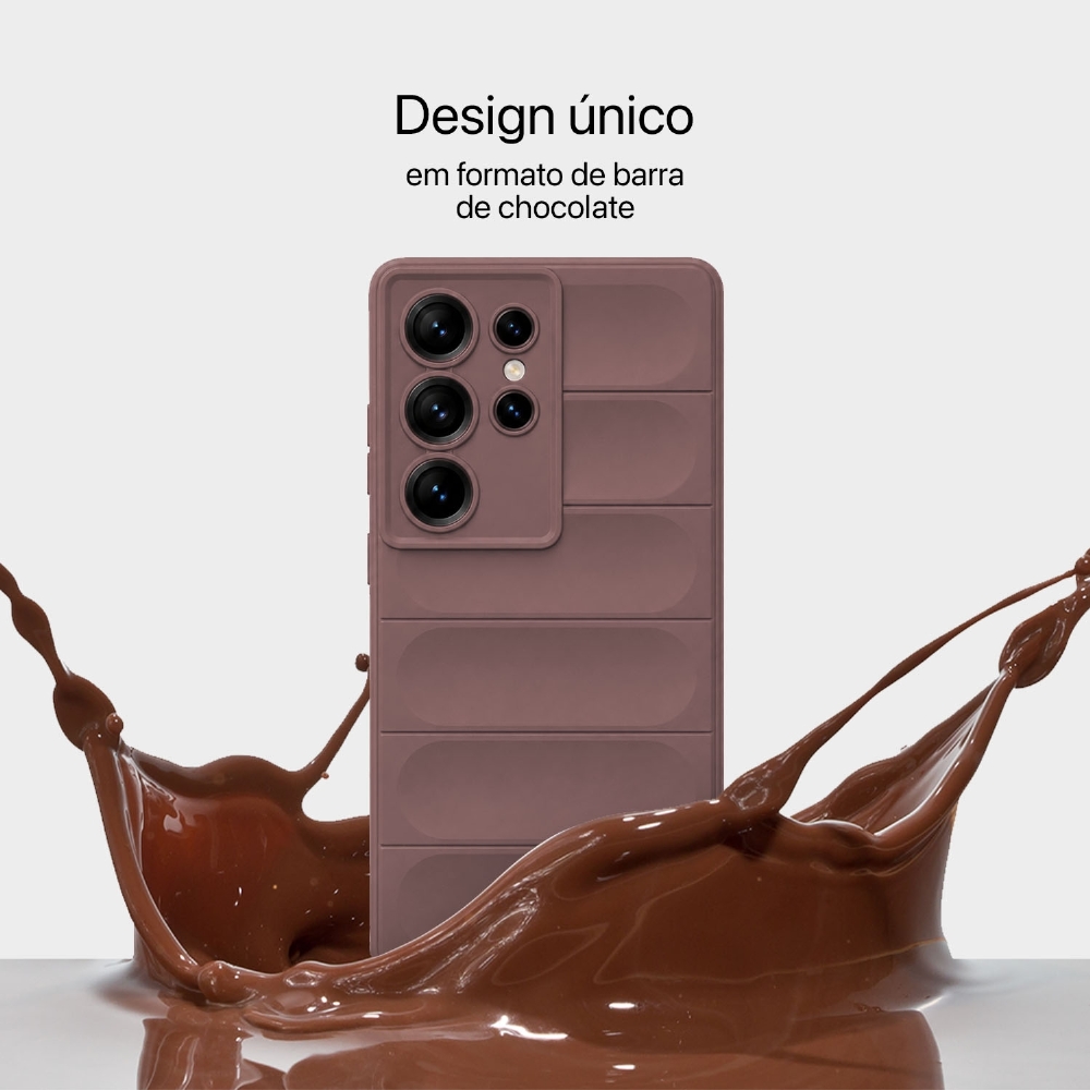 Capa Tpu Chocolate Galaxy S25 Ultra