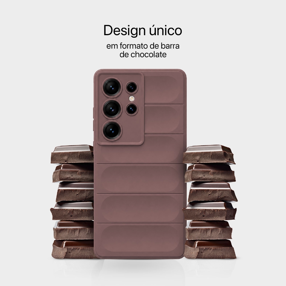 Capa Tpu Chocolate Galaxy S25 Ultra
