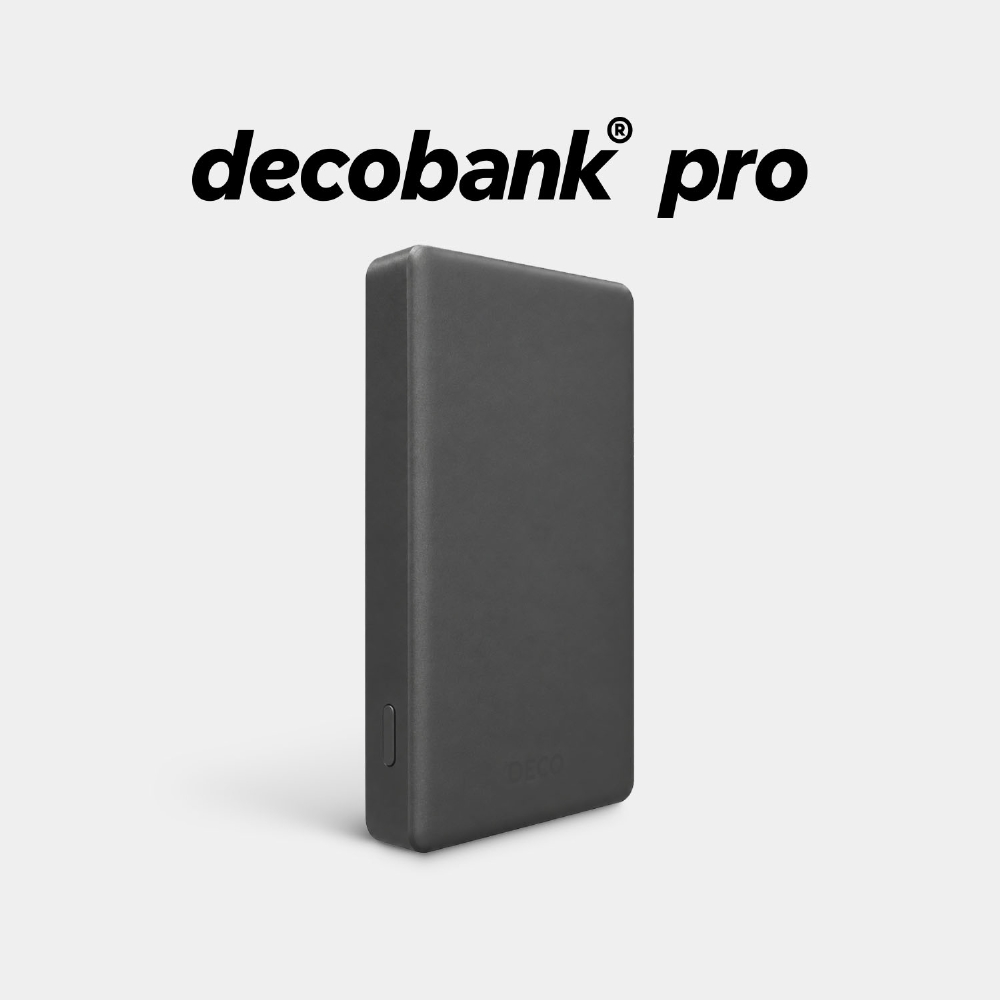 Decobank® Pro - Carregador Portátil Magnético - 10.000 Mah