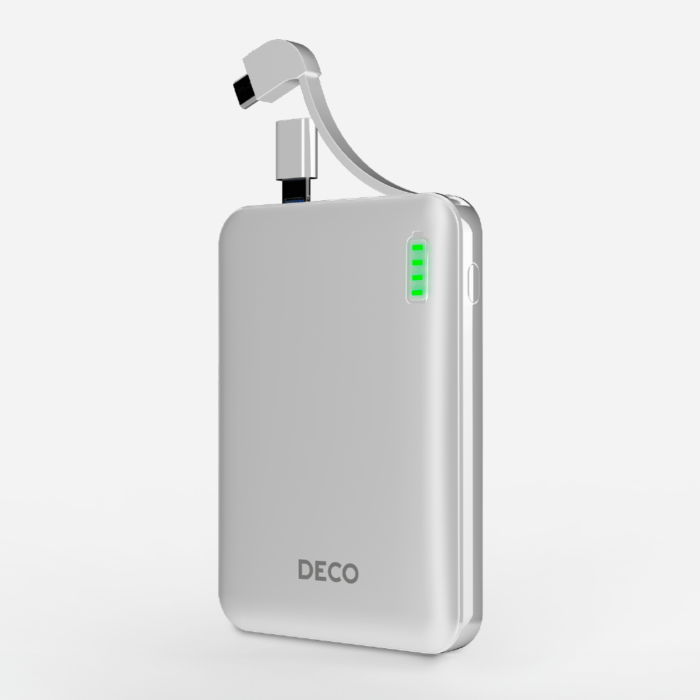 Carregador Portátil Universal Com Cabo - 10000 Mah