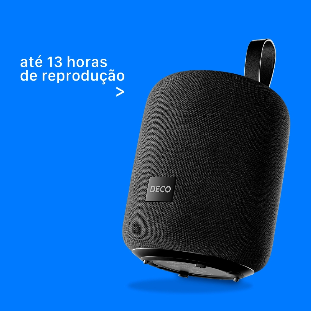 Decobox® Essencial - Caixa De Som Portátil