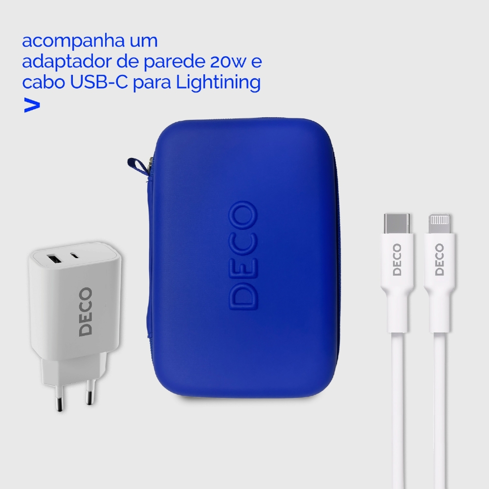 Kit Essencial Tipo C Pra Lightning