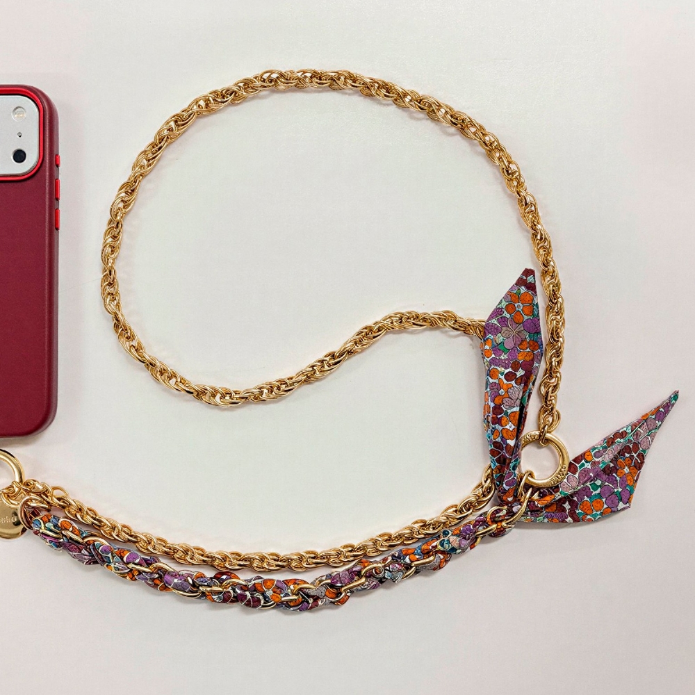 Cordão + Alça Lenço 1.3m Liberty Ava E Deco