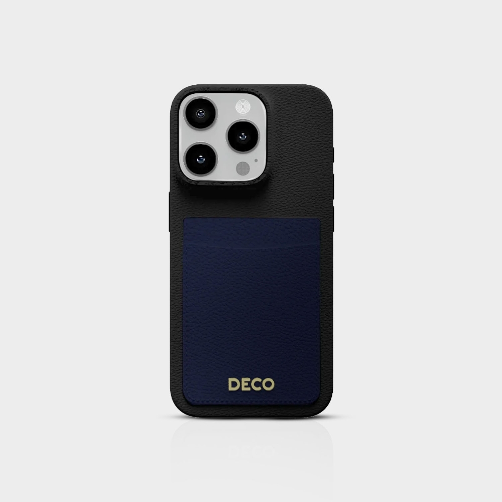 Capa De Corino Com Porta Cartões Iphone 14 Pro Max