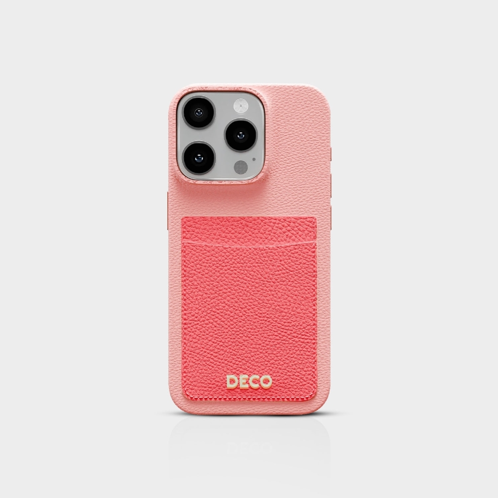 Capa De Corino Com Porta Cartões Iphone 14 Pro Max