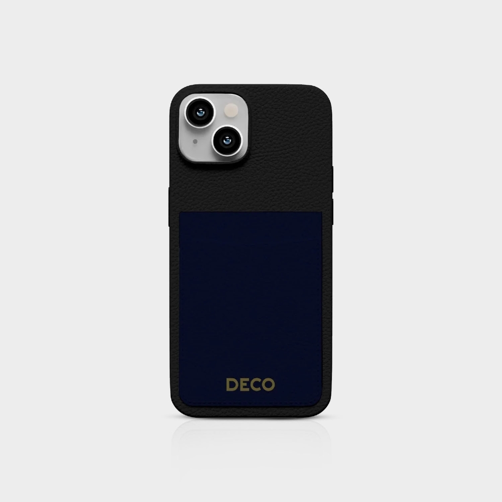 Capa De Corino Com Porta Cartões Iphone 13 / 14