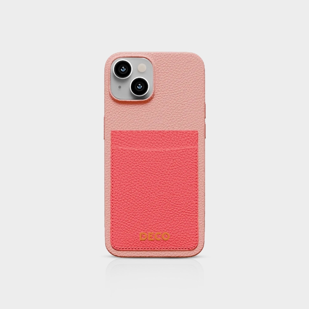 Capa De Corino Com Porta Cartões Iphone 13 / 14