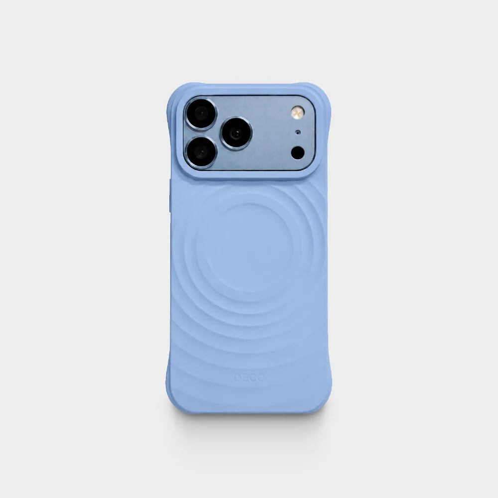 Capa Silicone Ondas - Iphone 17 Pro Max