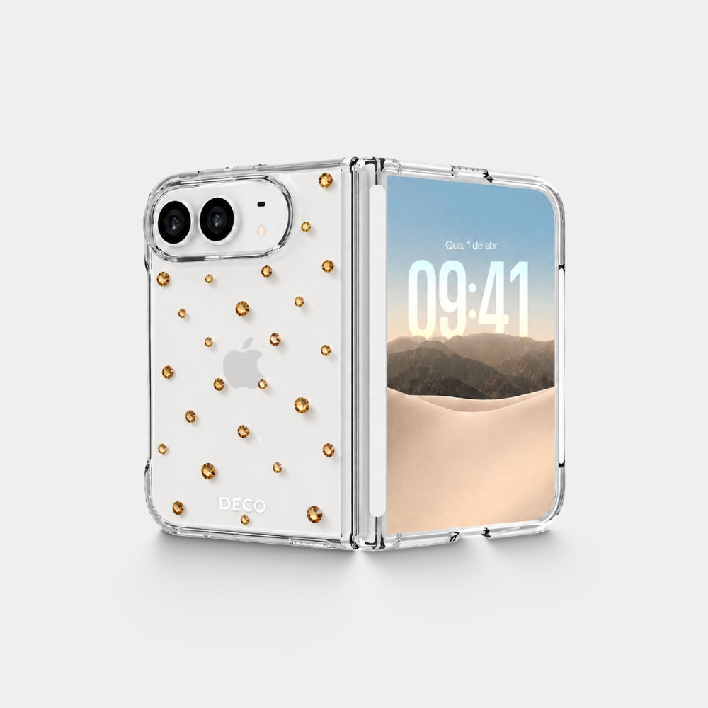 Capa Pontos De Cristais - Iphone Duo