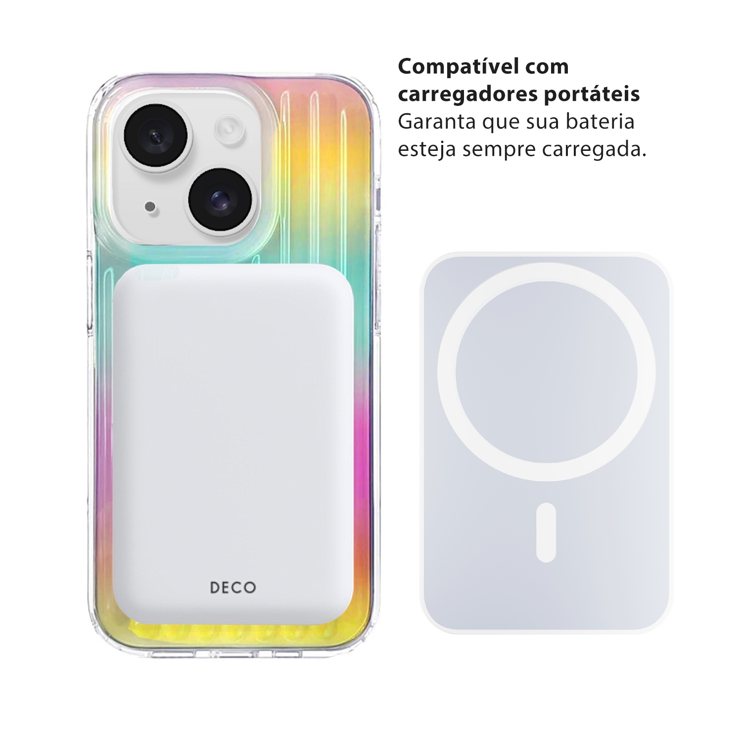 Capa Neon Magnética Iphone 15 Plus