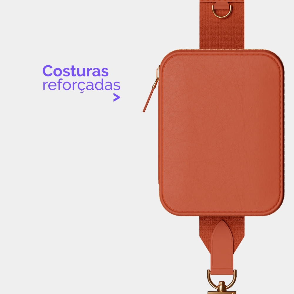 Alça Com Bolsa Corino 120cm