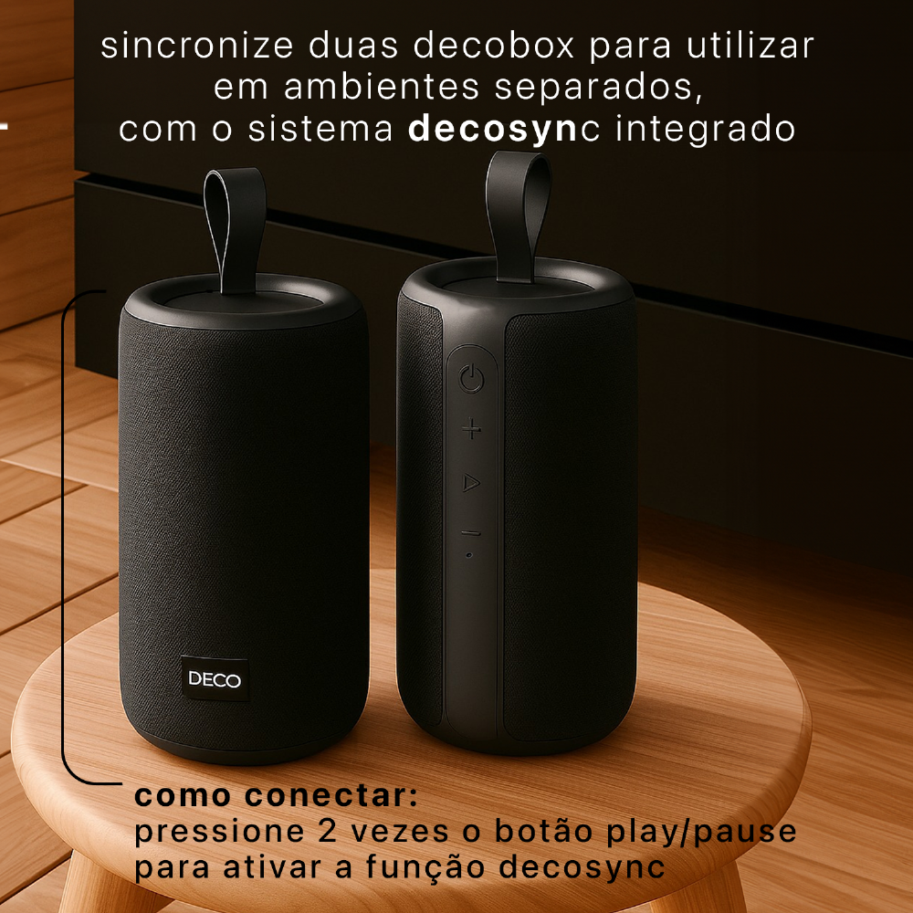 Decobox® Pro - Caixa De Som Portátil