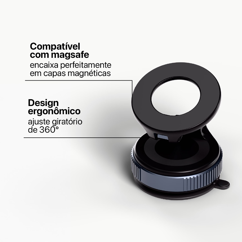 Mag Lock
 - Suporte Magnético com ventosa