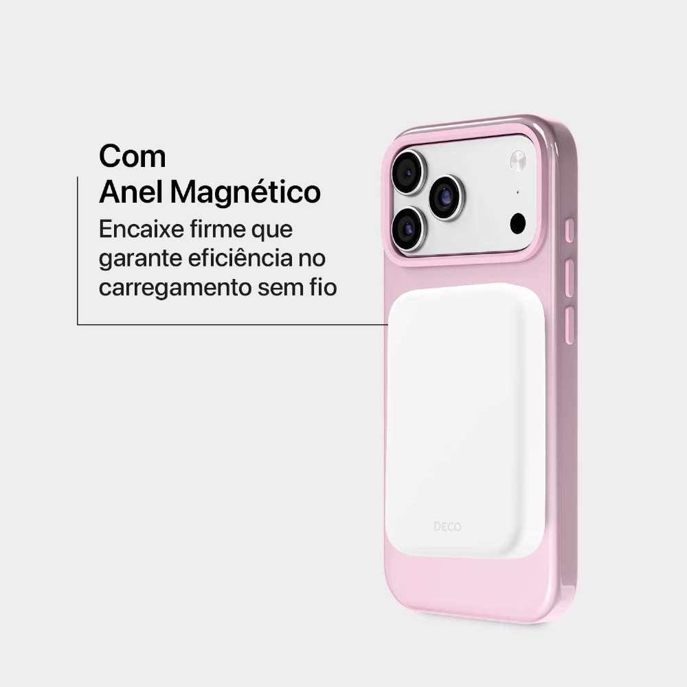 Capa Deco Jelly Iphone 17 Pro Max