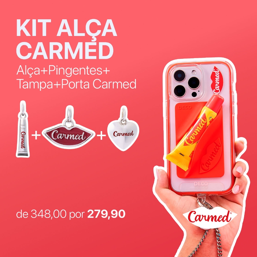 Kit Alça Universal 30 Cm Carmed + Deco