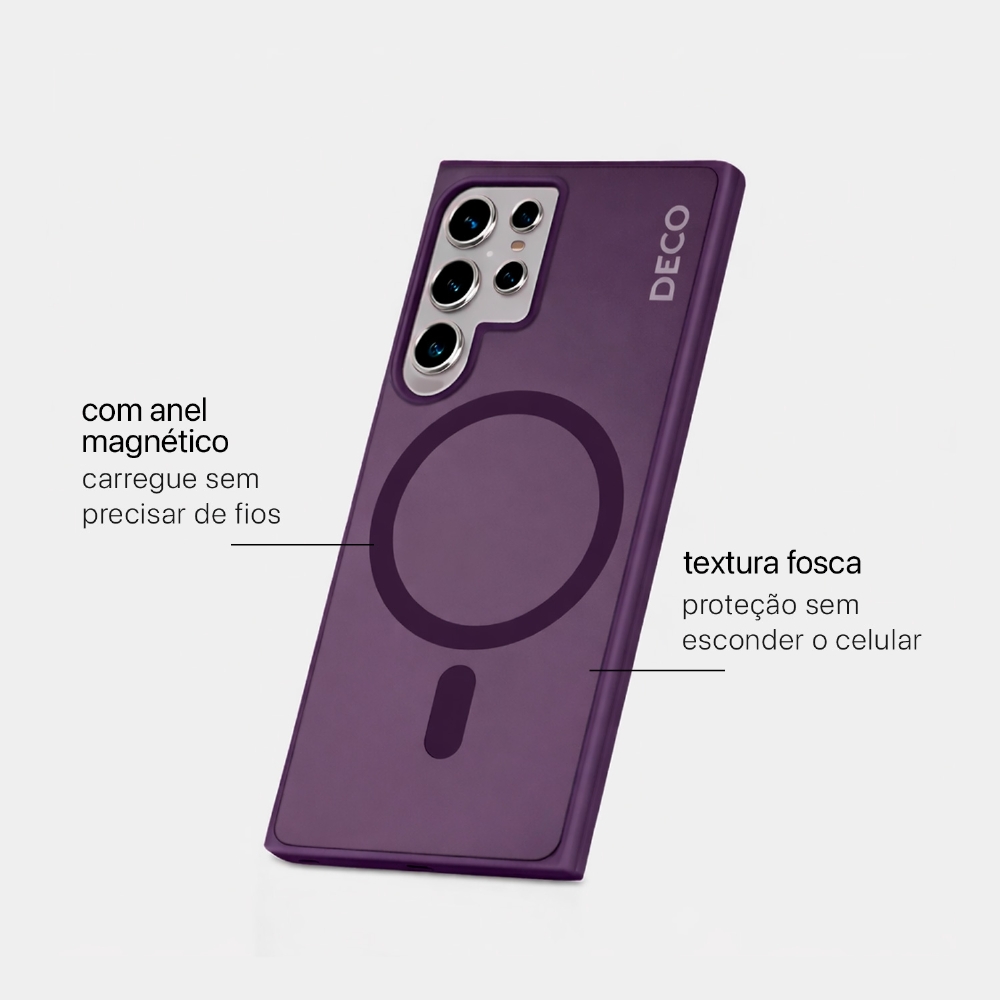 Capa Fosca Magsafe Galaxy S25 Ultra.