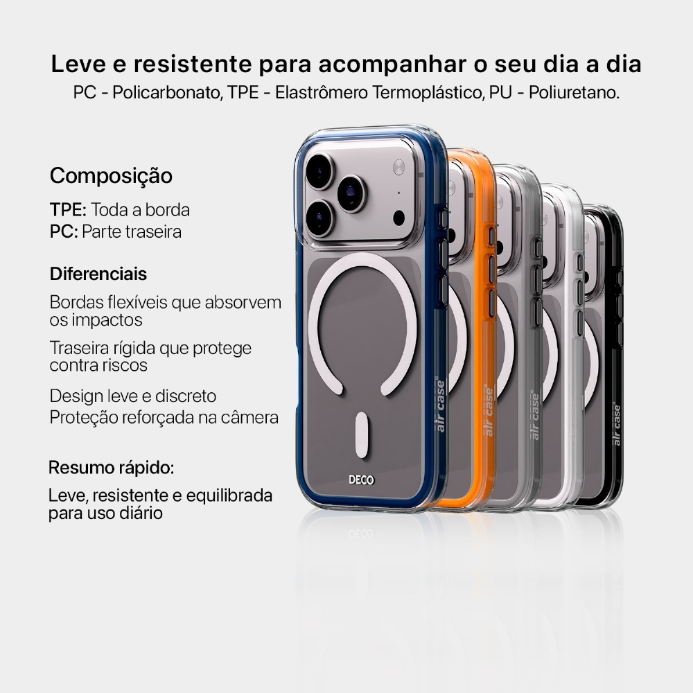 Capa Air Case® Magnética - Iphone 16