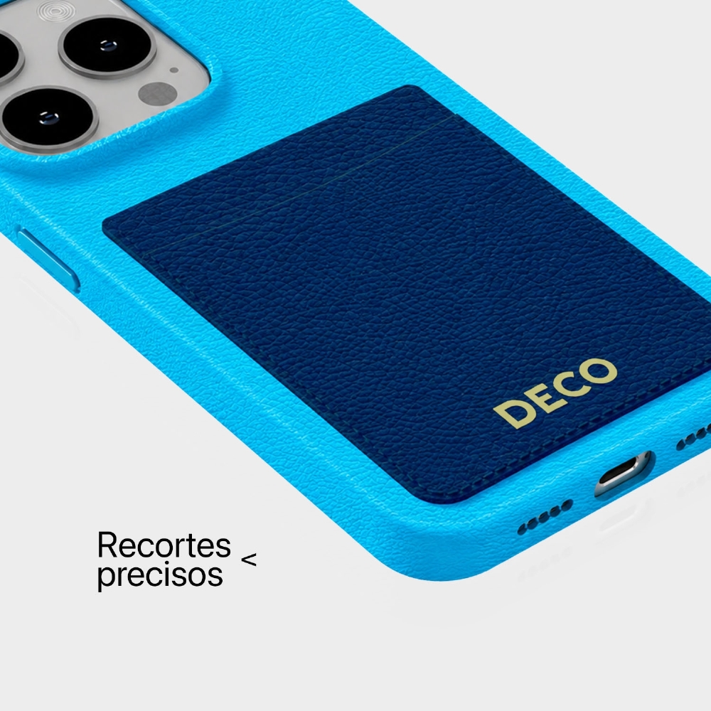 Capa De Corino Com Porta Cartões Iphone 14 Pro Max
