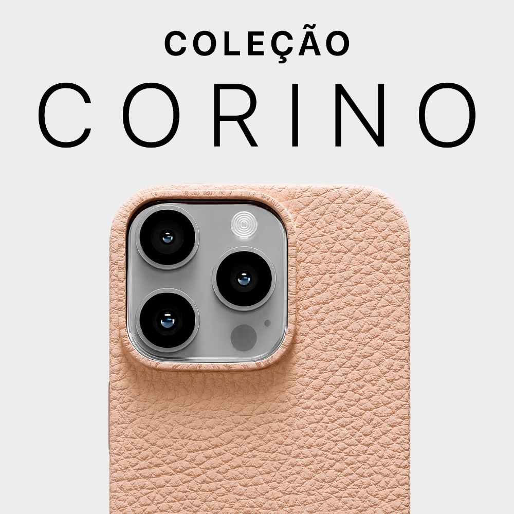 Capa Corino Magnética Iphone 13 Pro - Mocha Latte