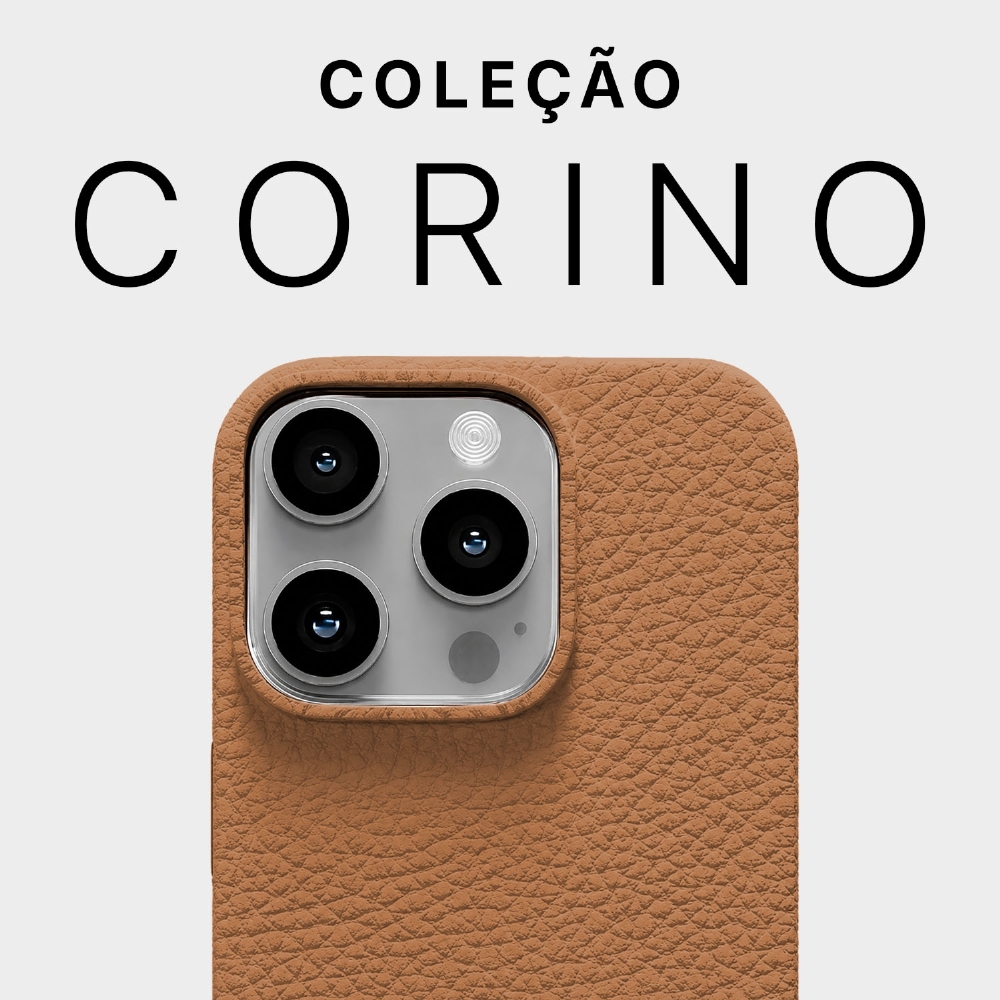 Capa Corino Magnética Iphone 14 Pro Max - Mocha Latte