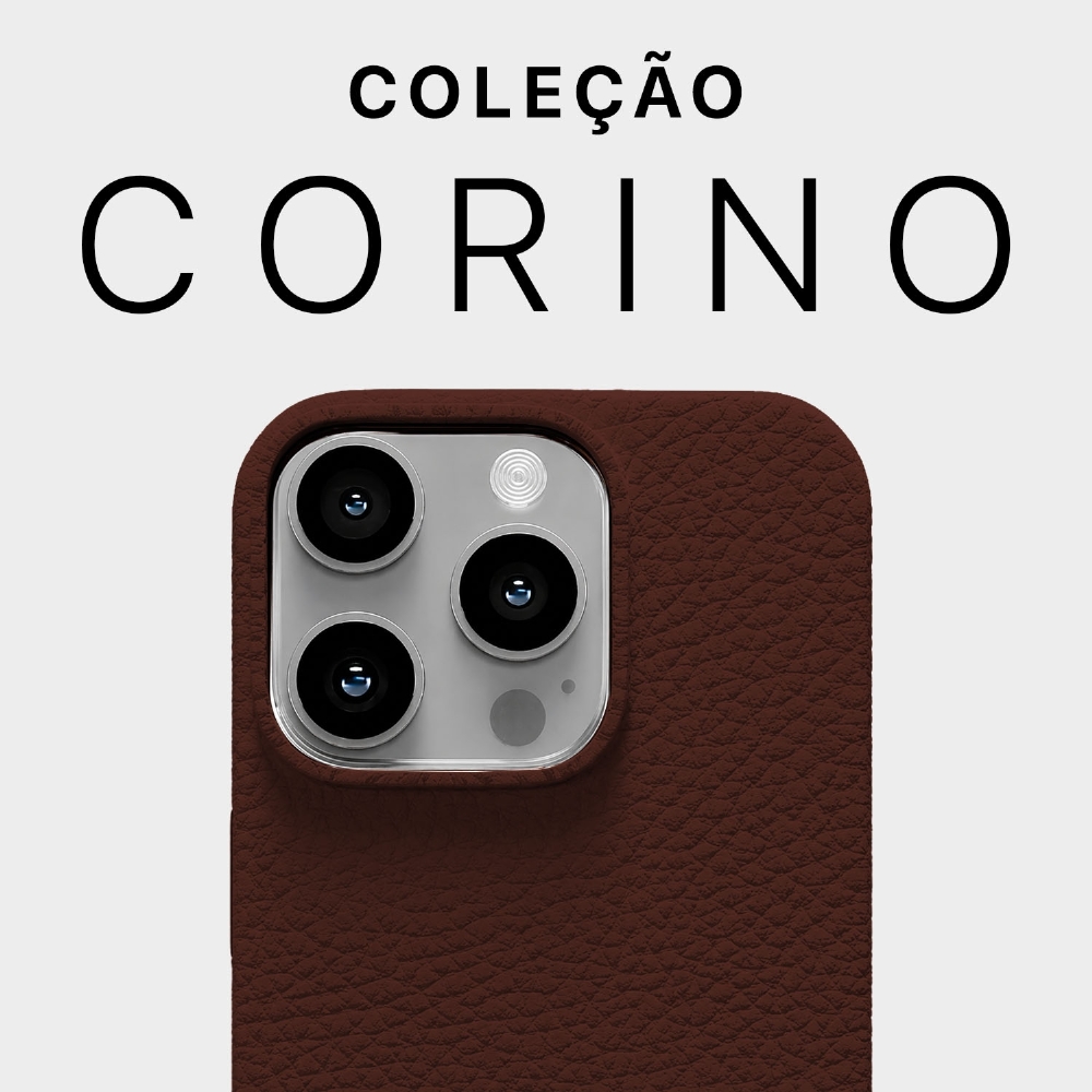 Capa Corino Magnética Iphone 14 Pro Max - Mocha Latte