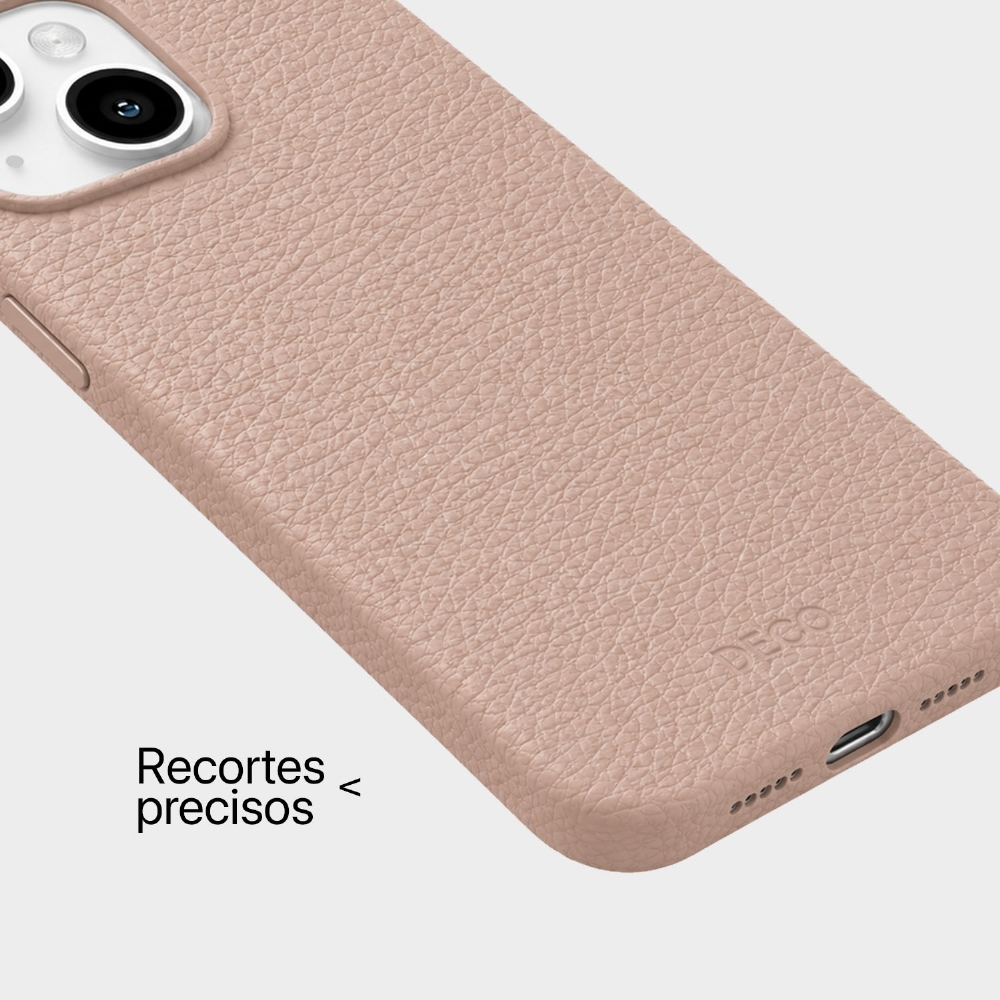 Capa Corino Magnética Iphone 15 - Mocha Latte
