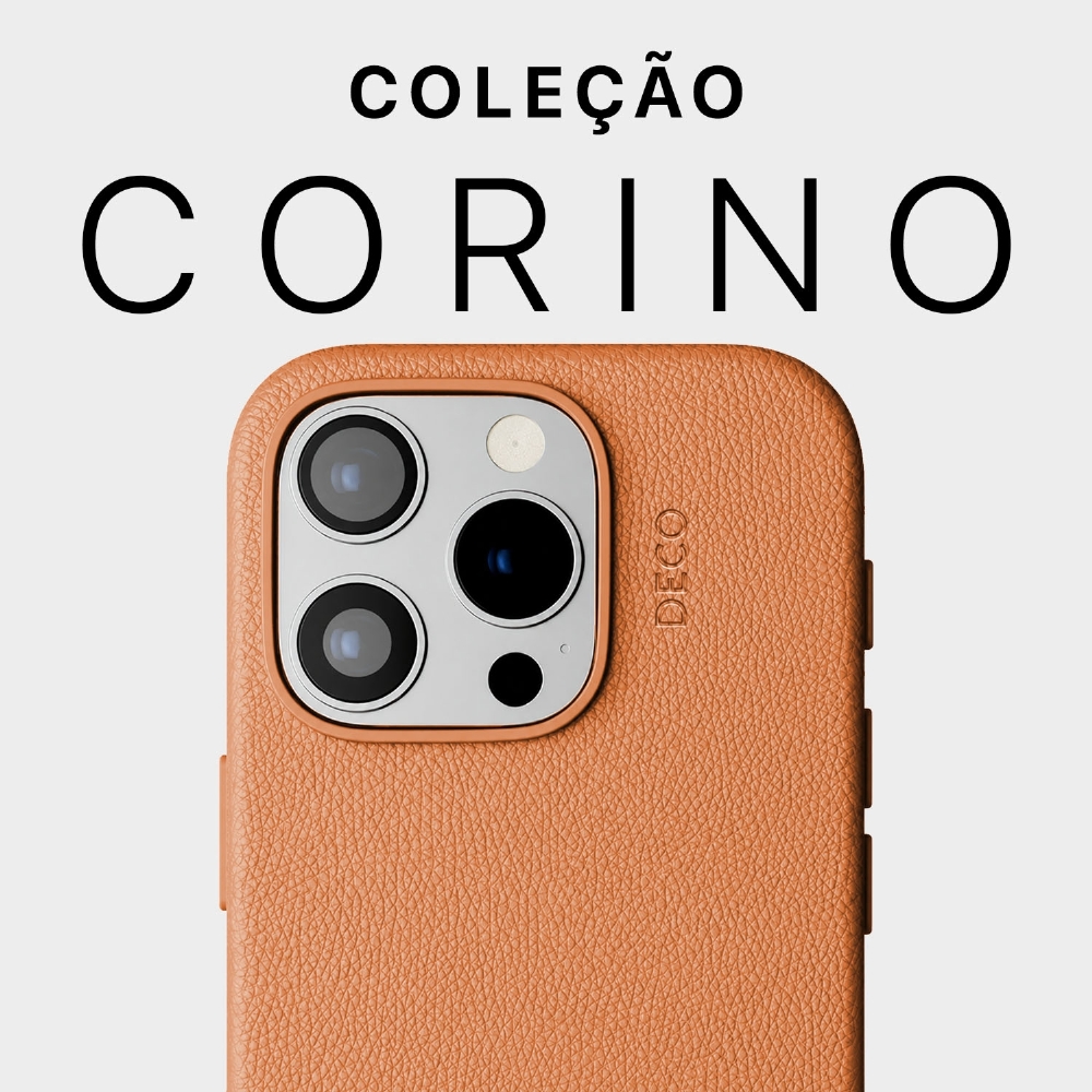 Capa Corino Magnética Iphone 15 Pro - Mocha Latte