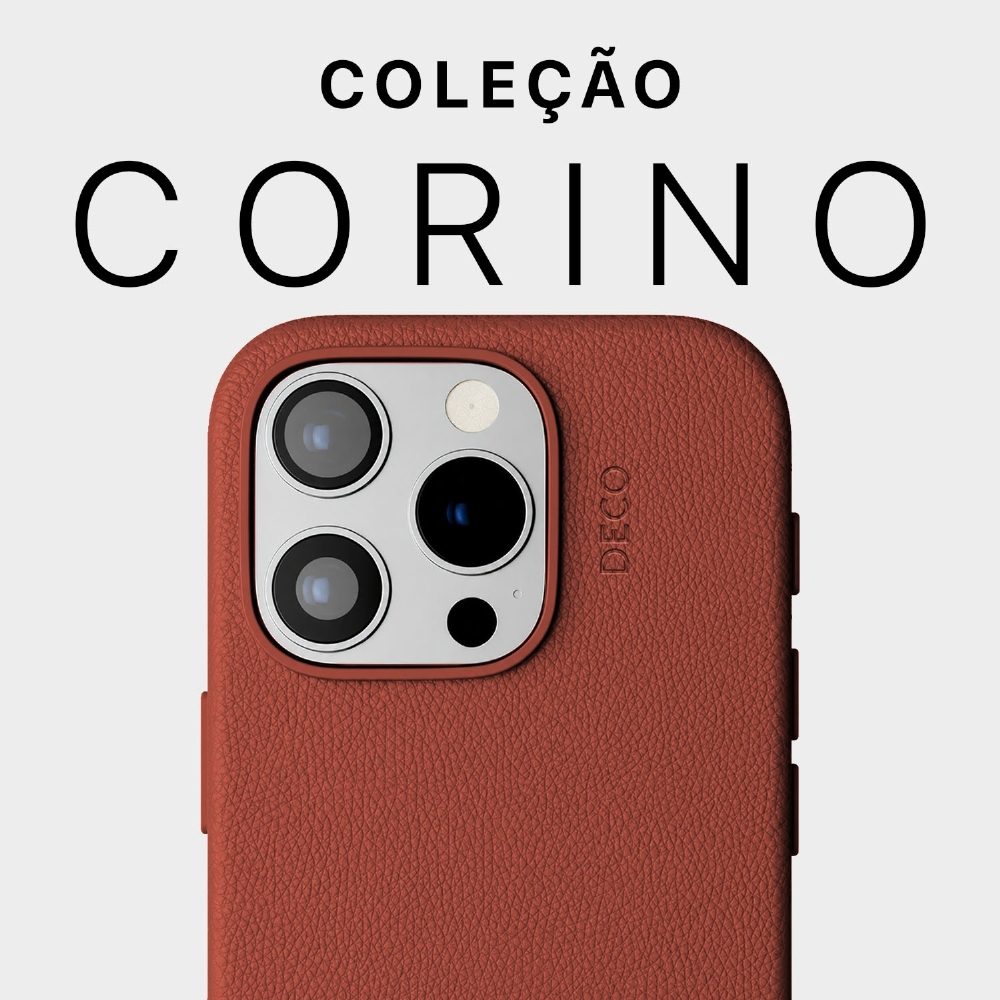 Capa Corino Magnética Iphone 15 Pro - Mocha Latte