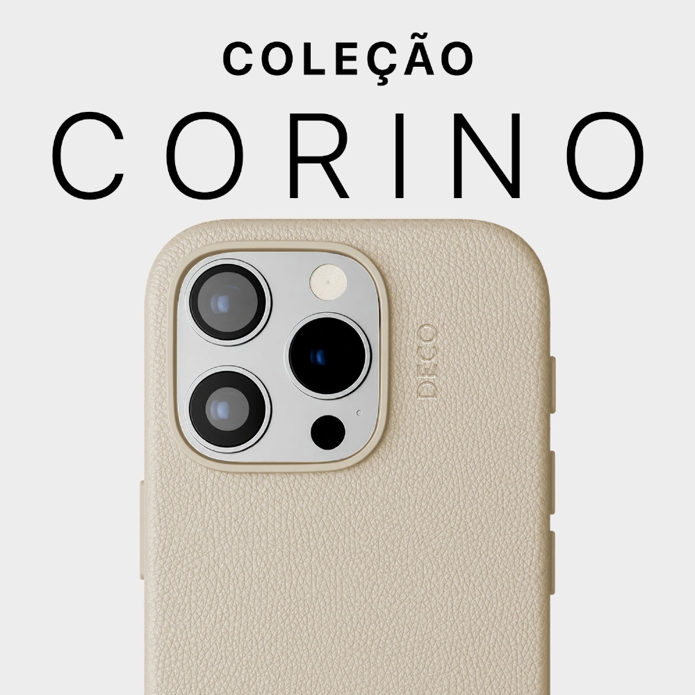 Capa Corino Magnética Iphone 15 Pro - Mocha Latte