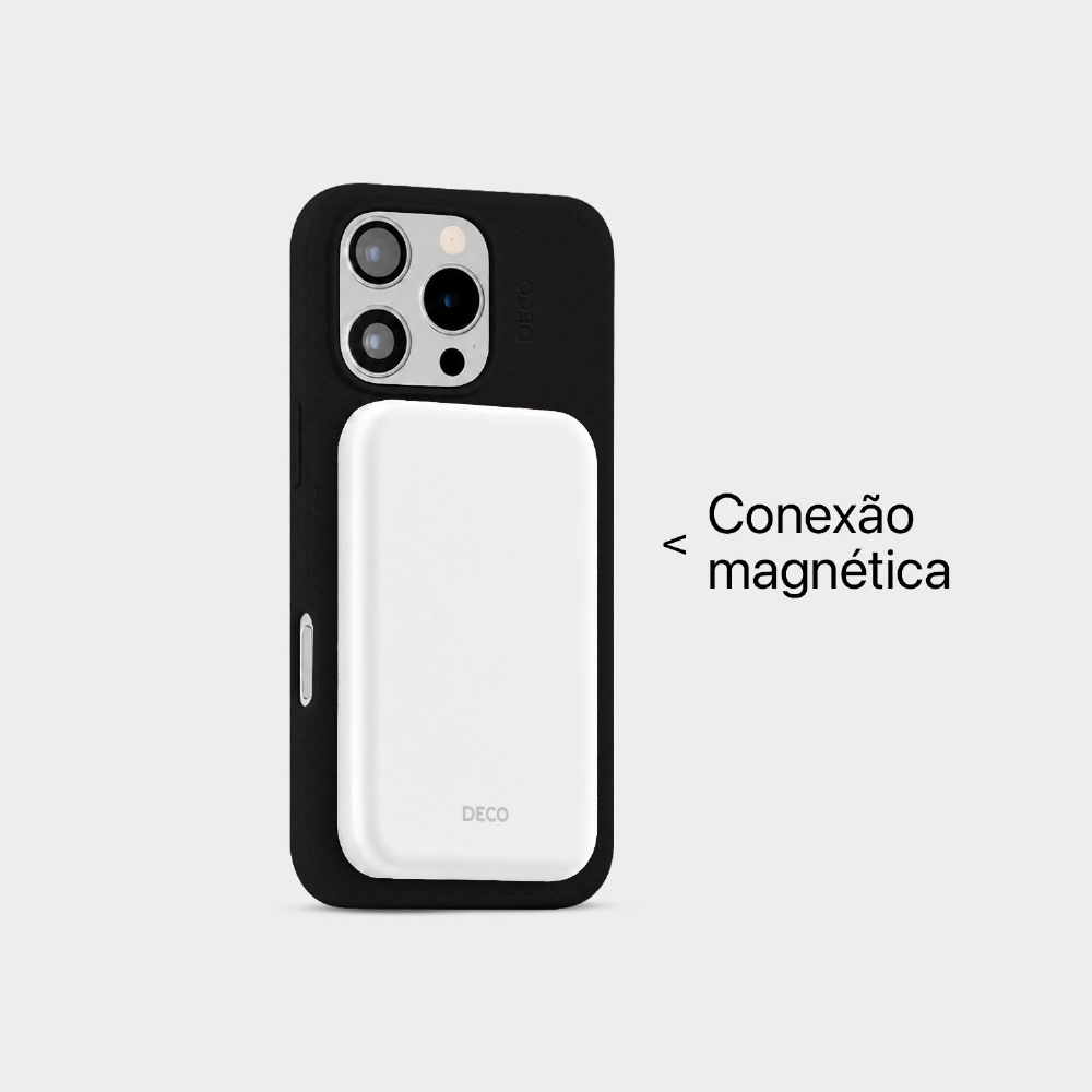 Capa Corino Magnética Iphone 15 Pro - Mocha Latte