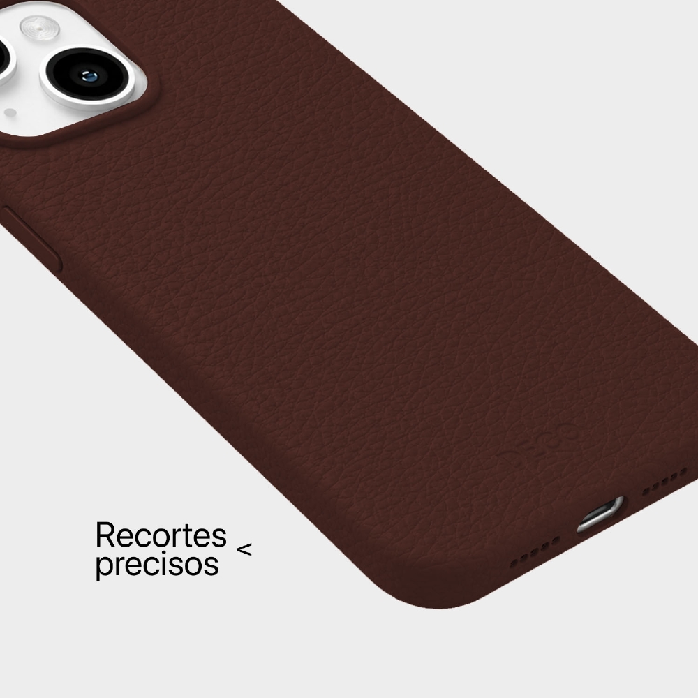 Capa Corino Magnética Iphone 13/14 - Mocha Latte