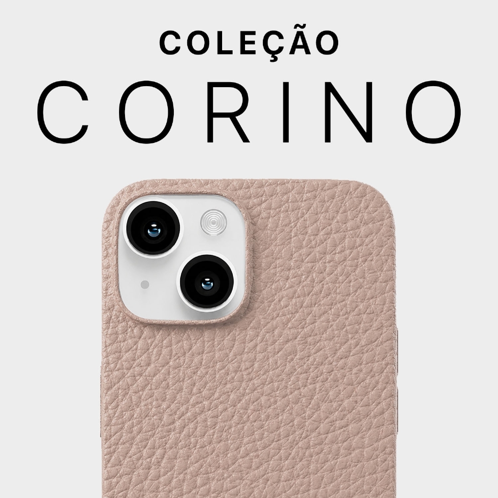 Capa Corino Magnética Iphone 13/14 - Mocha Latte