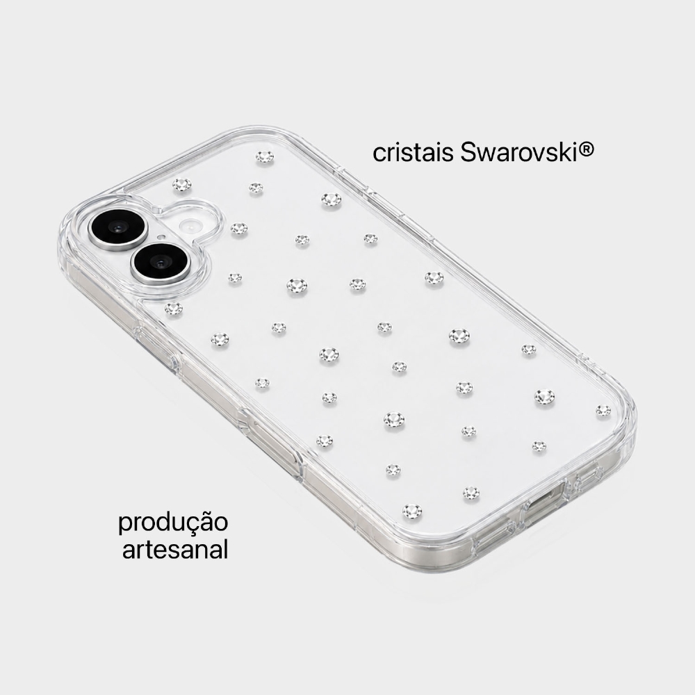 Capa Pontos De Cristais Iphone 16