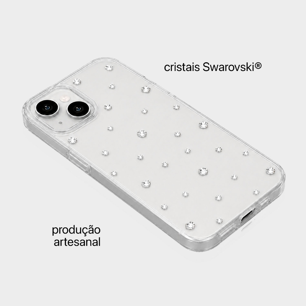 Capa Pontos De Cristais Iphone 13