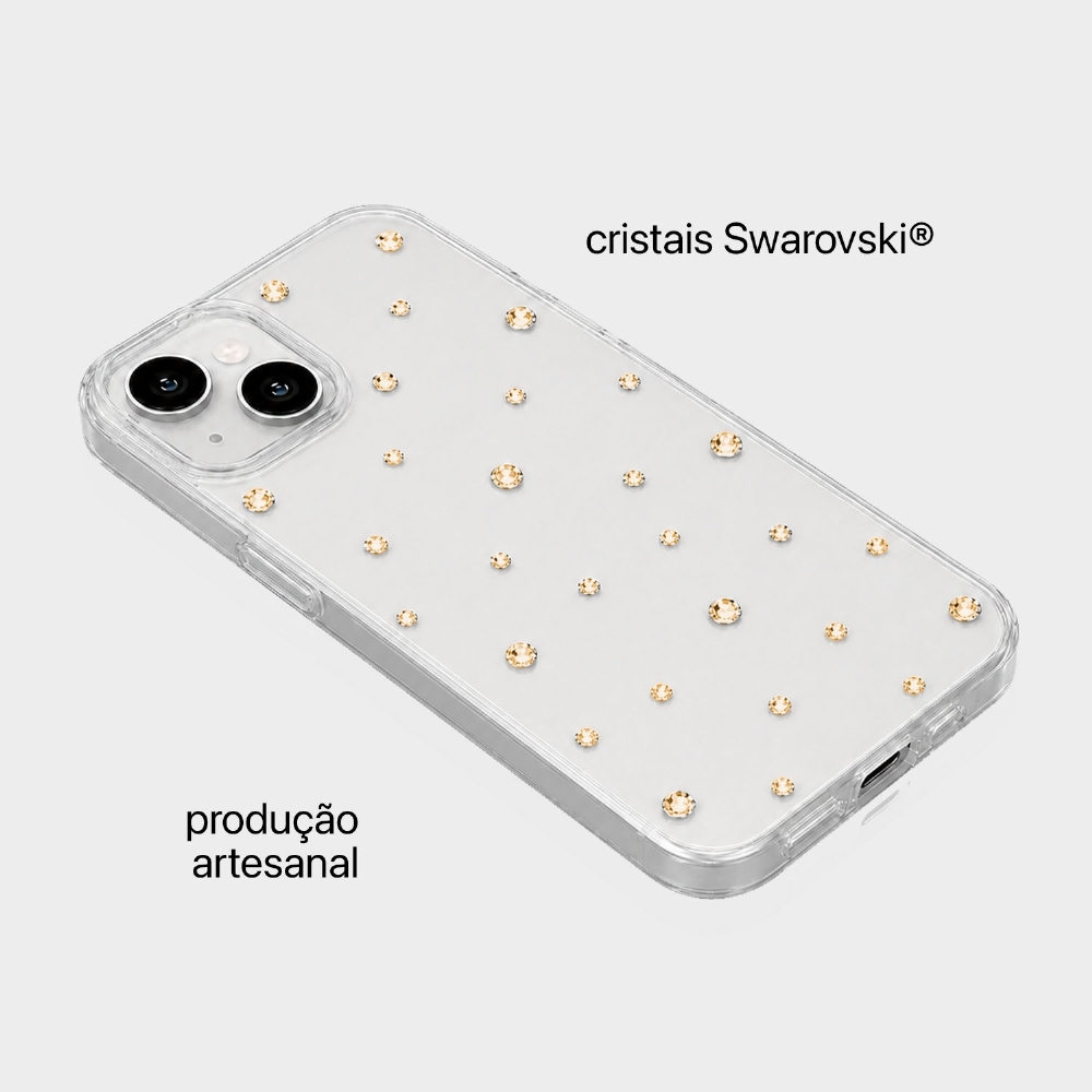 Capa Pontos De Cristais Iphone 12