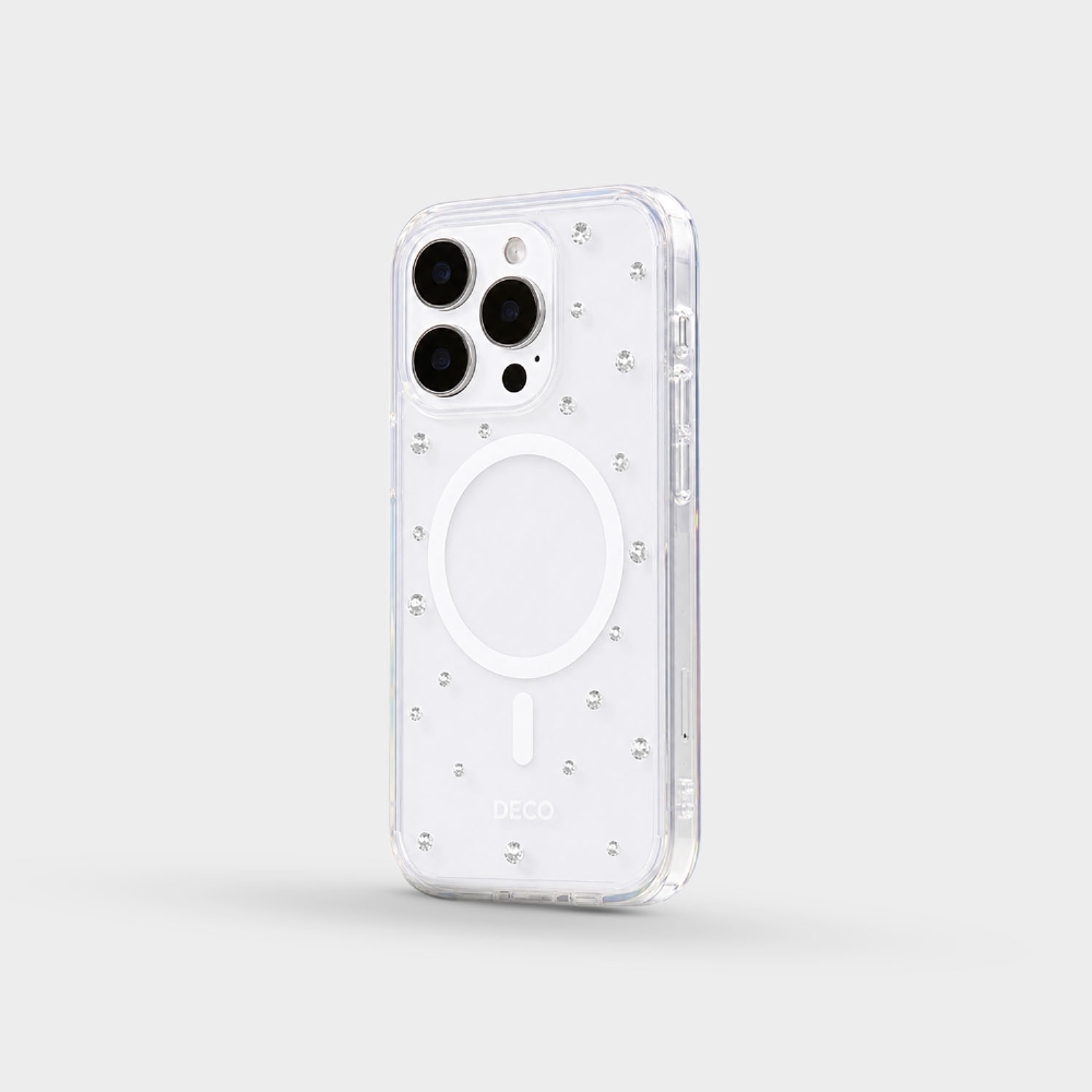 Capa Magnética Pontos De Cristais - Iphone 16 Pro Max